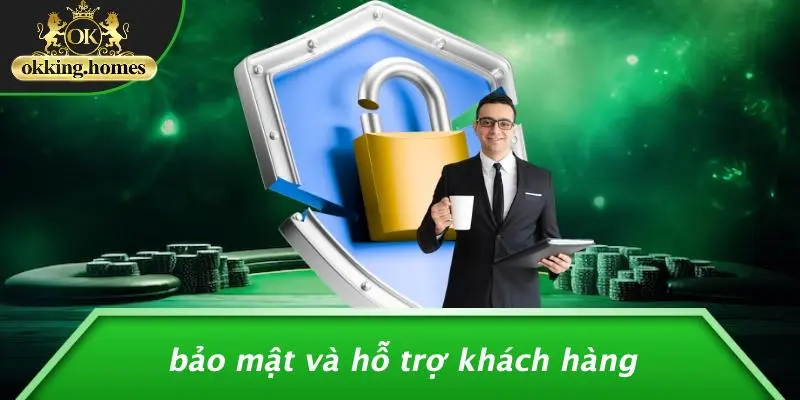 TẢI APP OKKING: TRẢI NGHIỆM SÒNG BẠC ĐỈNH CAO NGAY TRÊN DI ĐỘNG 4 Bảo Mật Và Hỗ Trợ Khách Hàng